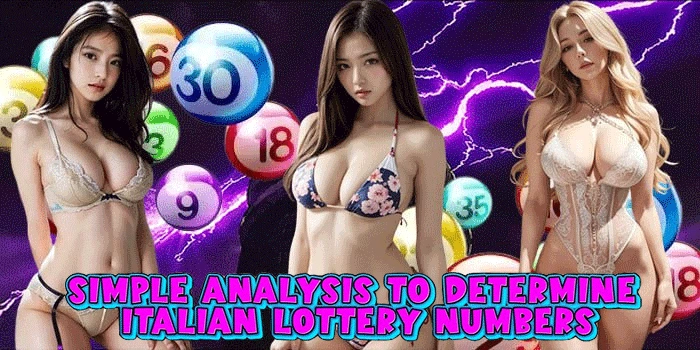 Simple Analysis to Determine Italian Lottery Numbers